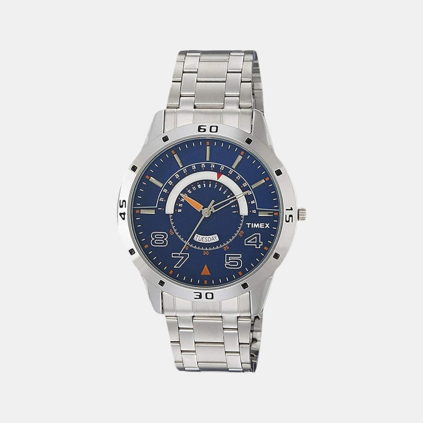 Timex Analog Blue Dial Men's Watch-TW000U907