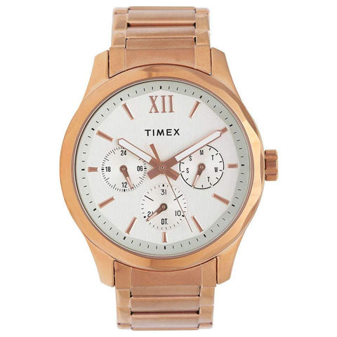TIMEX Analog Silver Dial Men's Watch-TW0TG7605