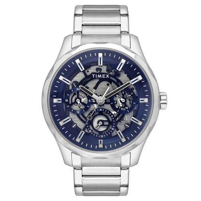 Timex Men Blue Round Dial Analog Watch