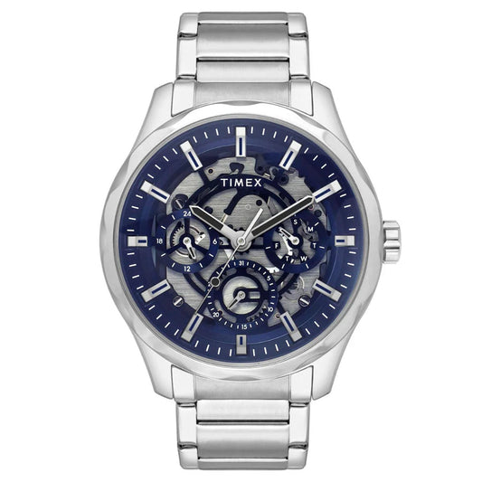 Timex Men Blue Round Dial Analog Watch