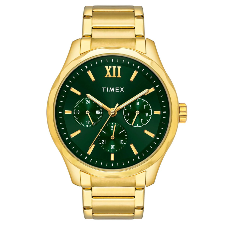 Timex Men Green Round Dial Analog Watch - TW0TG7635
TW0TG7635