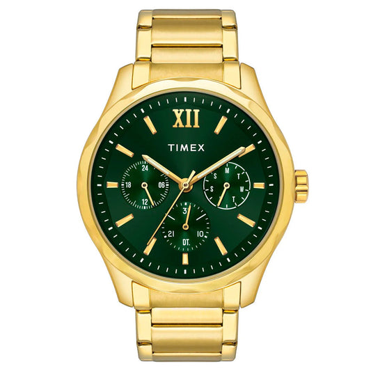 Timex Men Green Round Dial Analog Watch - TW0TG7635
TW0TG7635