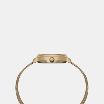 Classics Women Quartz Rose Gold Dial Analog Stainless Steel Watch TW0TL8710