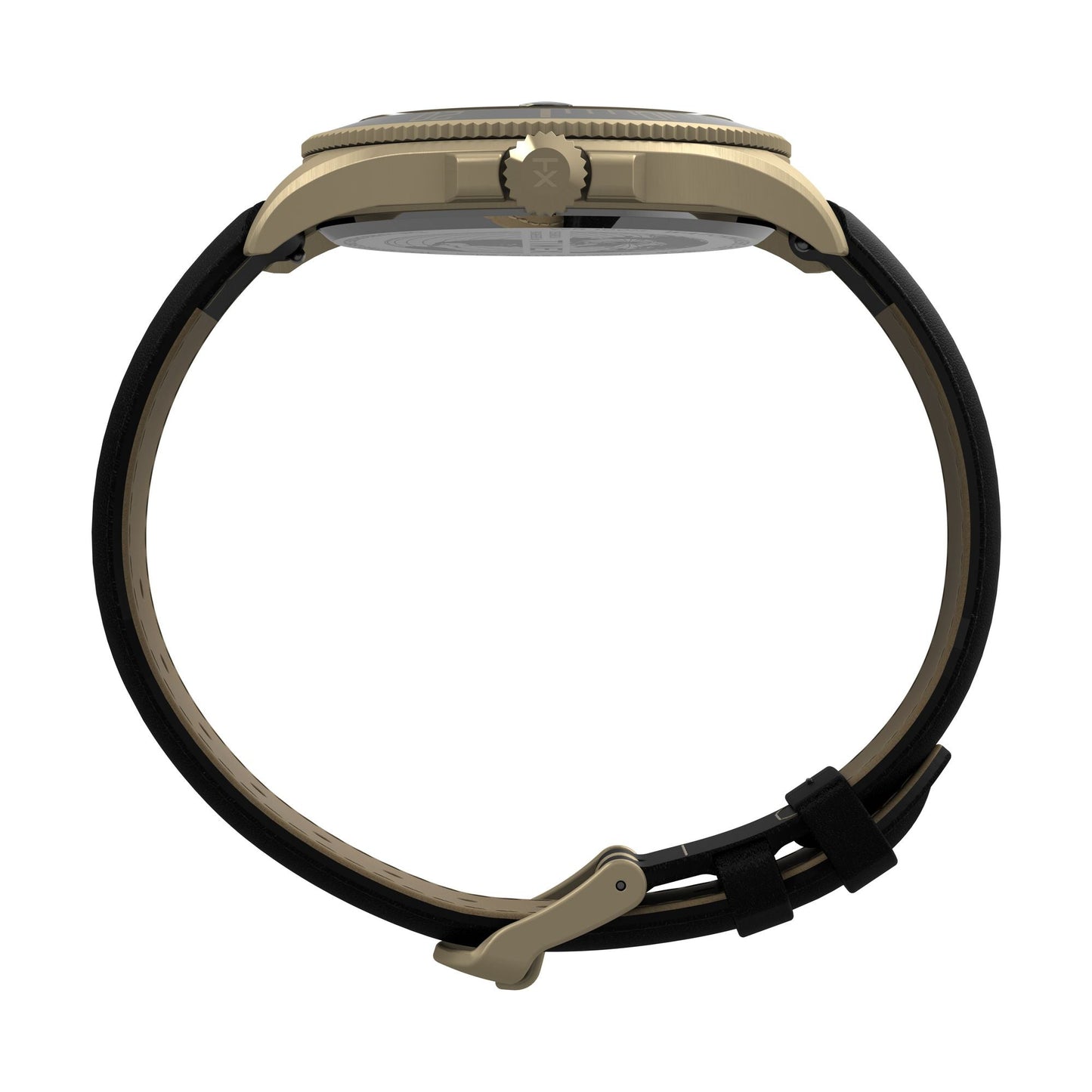 Harborside Coast 43mm Leather Strap Watch