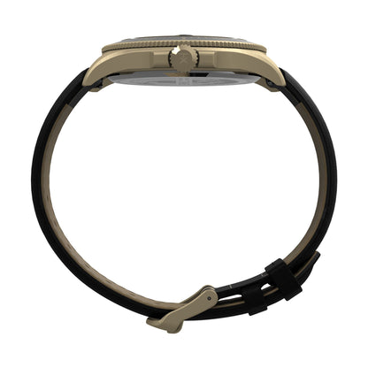 Harborside Coast 43mm Leather Strap Watch