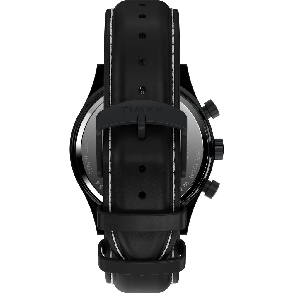 Waterbury Traditional Fly Back Chronograph 43mm Leather Strap Watch