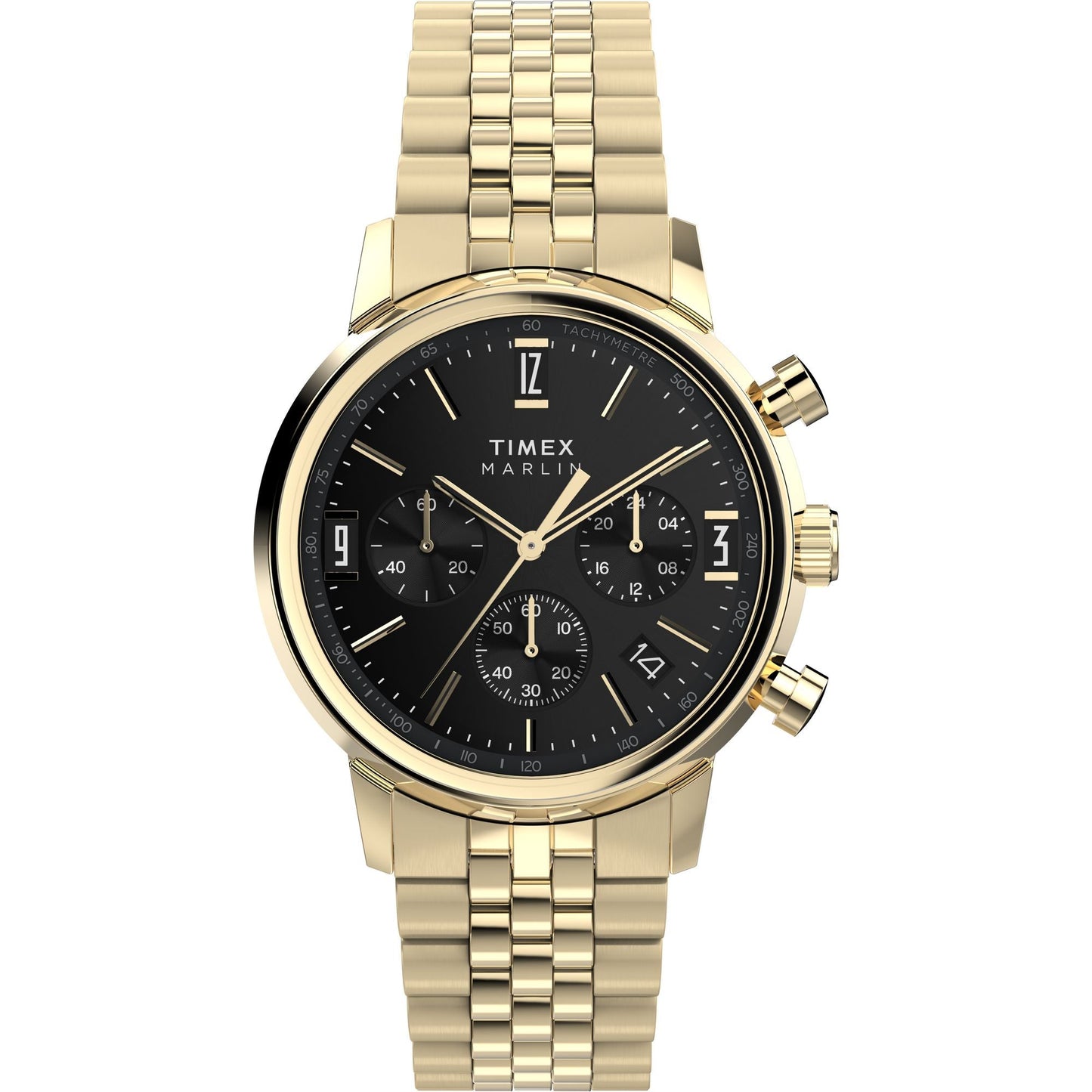 TIMEX Marlin Men Black Round Dial Analog Watch - TW2W59900UJ