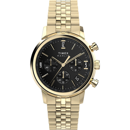 TIMEX Marlin Men Black Round Dial Analog Watch - TW2W59900UJ