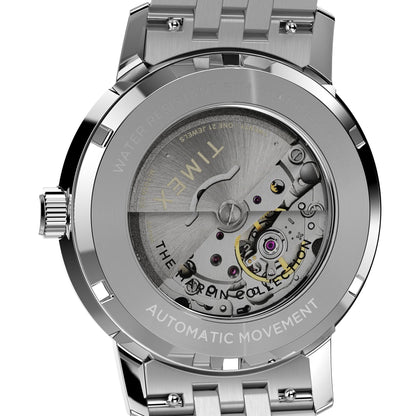 TIMEX Marlin® Black Round Dial Mechanical Automatic Men's Watch - TW2W93200UJ