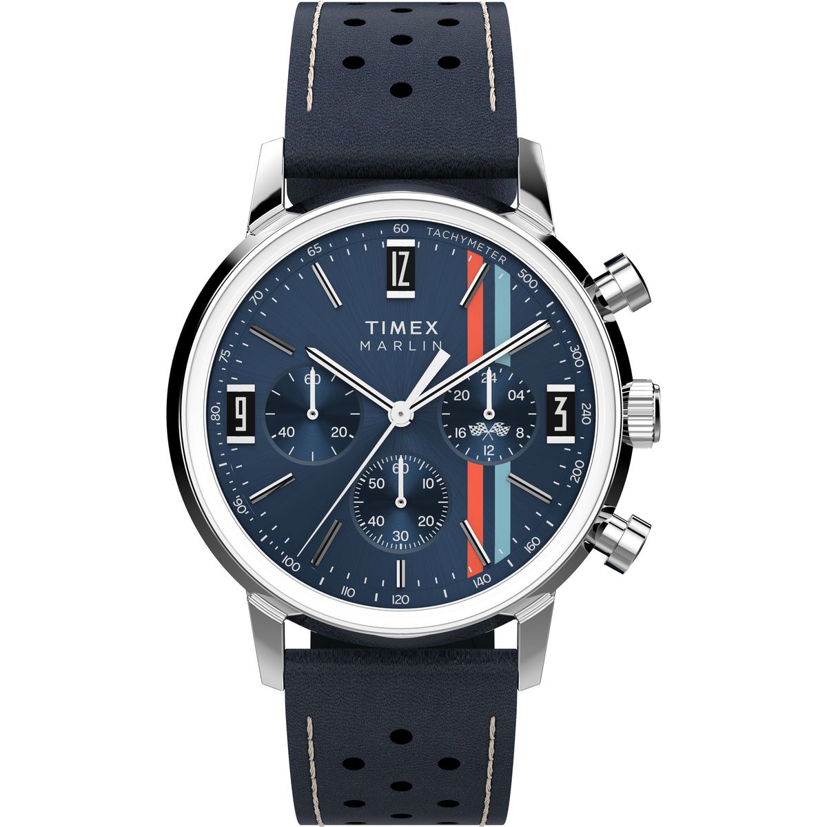 TIMEX Marlin Blue Round Dial Analog Men's Watch - TW2W99000IK