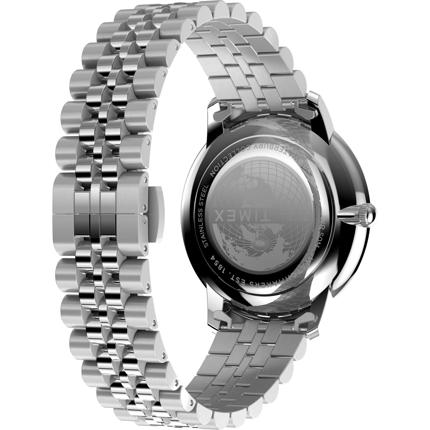 TIMEX Waterbury Black Round Dial Analog Men's Watch - TW2Y23300UJ
