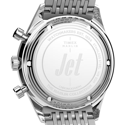 TIMEX Marlin Jet Silver Round Dial Analog Men's Watch - TW2Y24600IK