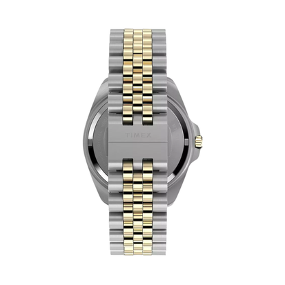 Timex Deep Water Arctic 40MM Black Dial Steel Golden Stainless Steel Strap Mens Watch TW2Y64700IK