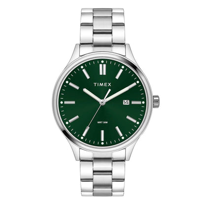 Timex Men Green Round Dial Analog Watch
