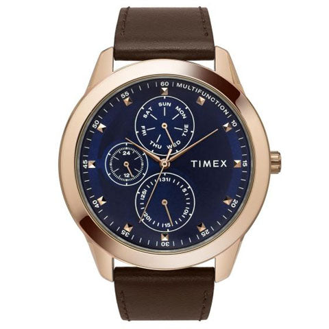 TIMEX Analog Watch for Men with Round Dial & Water Resistant Man's Wrist Watches