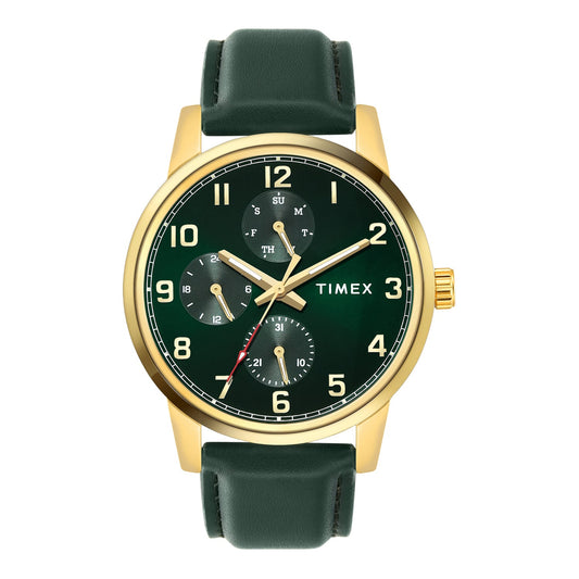 TIMEX Green Round Dial Analog Men's Watch - TWEG18907