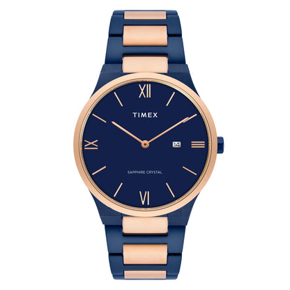 TIMEX Men Blue Round Dial Analog Watch - TWEG23607