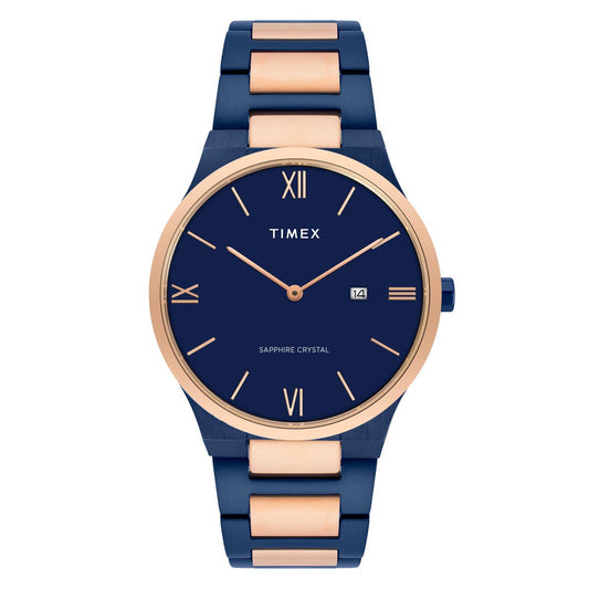 TIMEX Men Blue Round Dial Analog Watch - TWEG23607