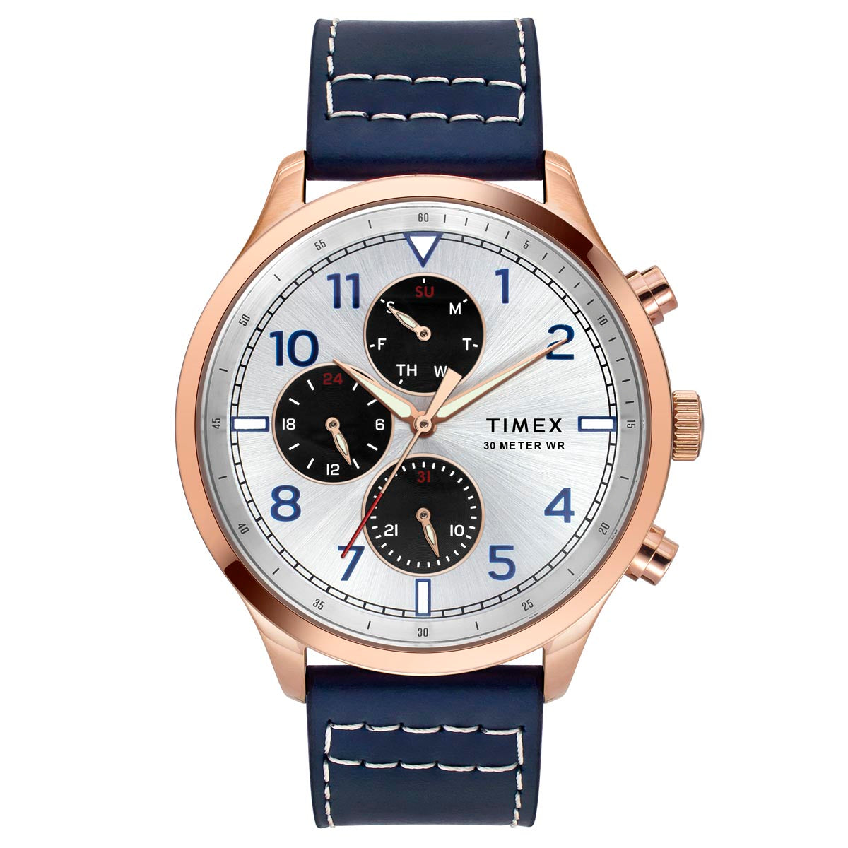 TIMEX Men Silver Round Dial Analog Watch - TWEG23902