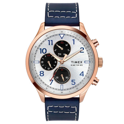 TIMEX Men Silver Round Dial Analog Watch - TWEG23902