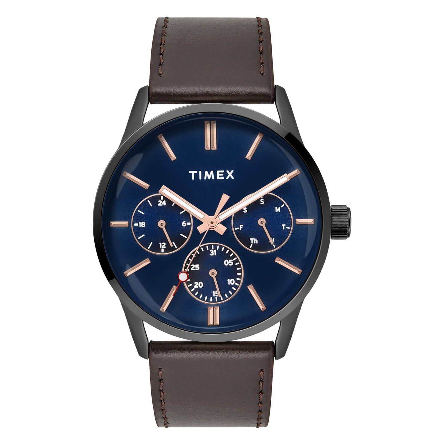 Timex Trendline Round 41mm Blue Dial Analog Men Watch - TWEG25515