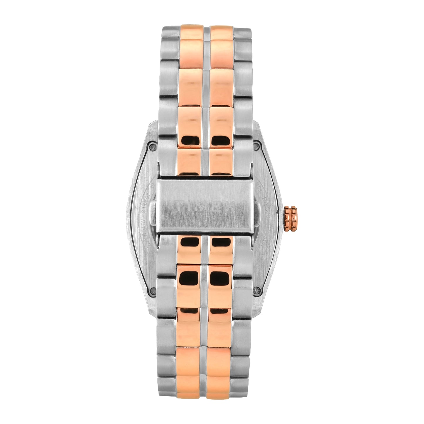 TIMEX Men Silver Rectangle Dial Analog Automatic Watch - TWEG25903
