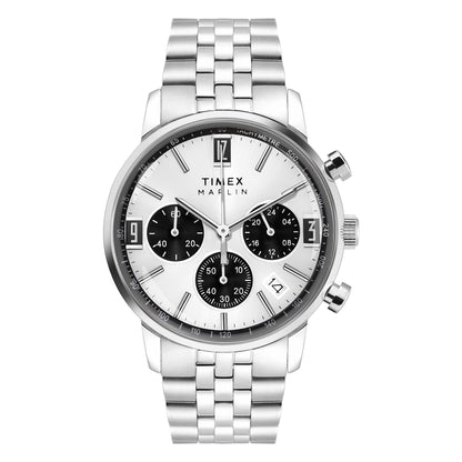 Marlin® Chronograph Tachymeter 42mm Stainless Steel Bracelet Watch