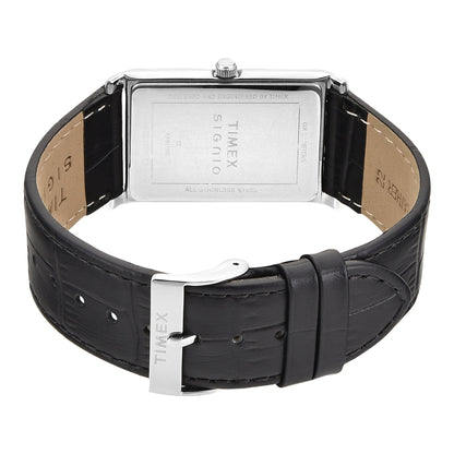 Timex Signio Rectangle 28mm Silver Dial Analog Men Watch - TWEG34301