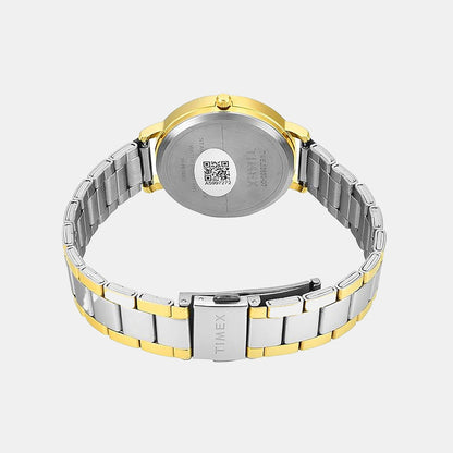 Trendline Women Quartz Green Dial Analog Stainless Steel Watch TWEL15830