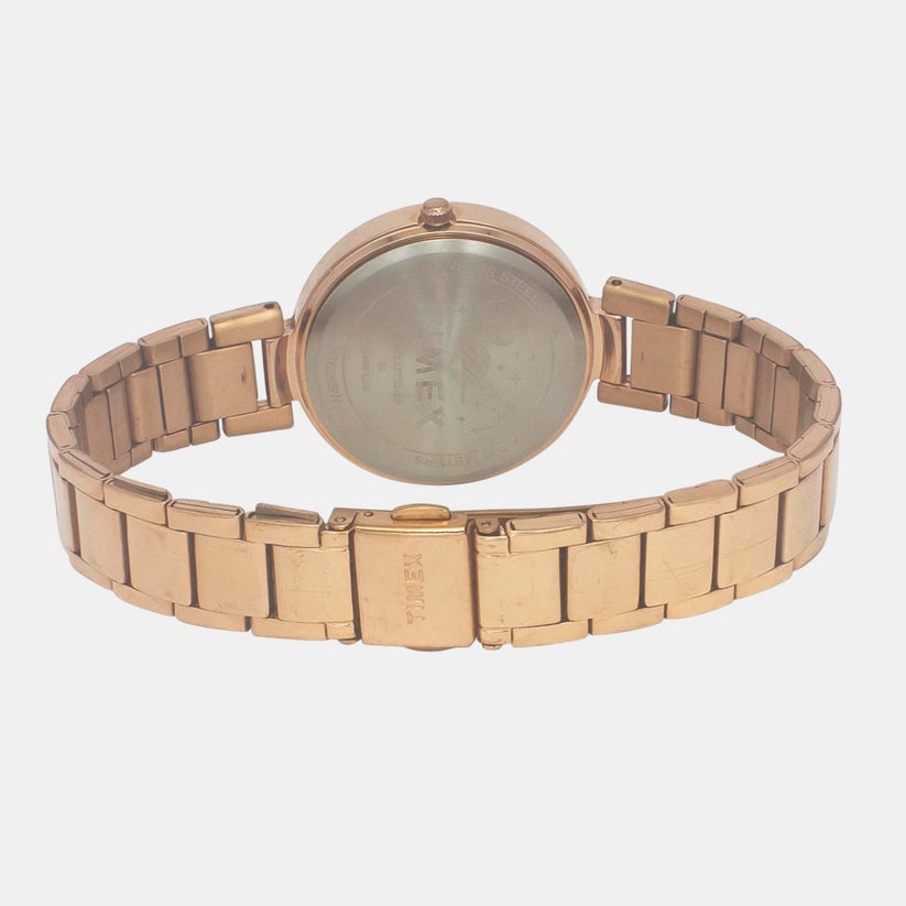 Fashion Women Quartz Silver Dial Multi-Function Stainless Steel Watch TWEL18702