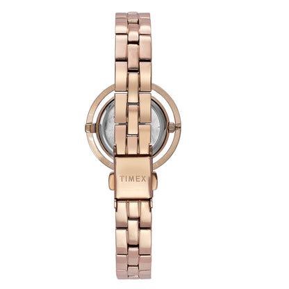 TIMEX Fria White Round Dial Analog Women's Watch - TWEL24300