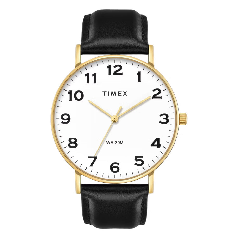 Timex Classics White Round Dial Analog Men's Watch TWTG12202