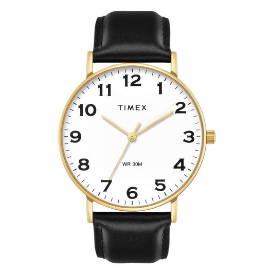 Timex Classics White Round Dial Analog Men's Watch TWTG12202