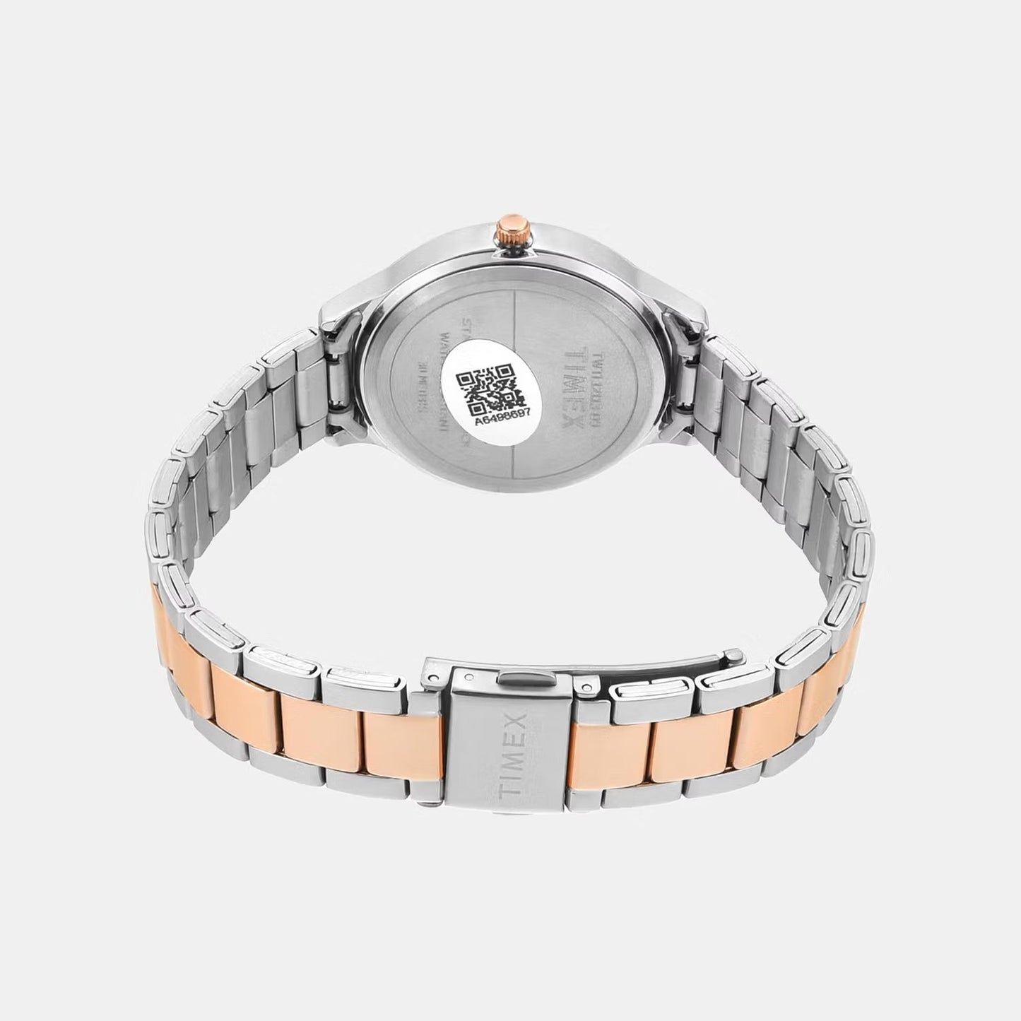 Trendline Women Quartz Pink Dial Analog Stainless Steel Watch TWTL12114