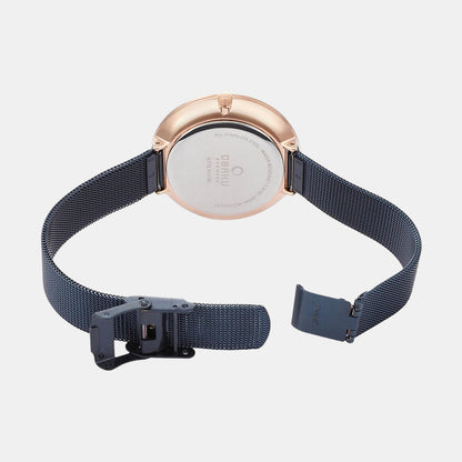 Viol Ocean Women Quartz Blue Dial Analog Stainless Steel Watch V211LXVLML