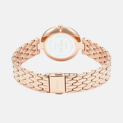 Diamant Fuchsia Women Quartz Silver Dial Analog Stainless Steel Watch V256LXVISV