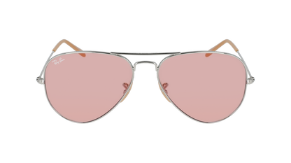 Ray Ban Aviator Classic Sunglasses RB3025 9065/V7 Silver/Photochromic 135mm