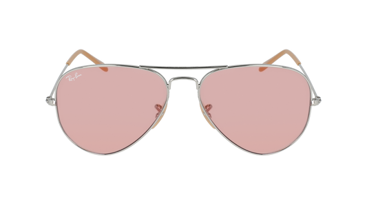 Ray Ban Aviator Classic Sunglasses RB3025 9065/V7 Silver/Photochromic 135mm