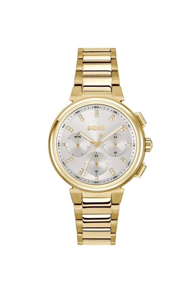 One Quartz Multifunction White Round Dial Women's Watch - 1502807