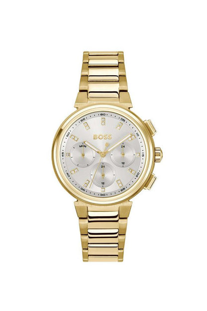 One Quartz Multifunction White Round Dial Women's Watch - 1502807