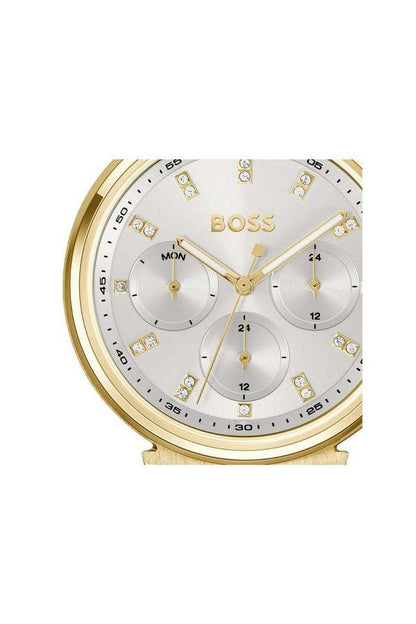 One Quartz Multifunction White Round Dial Women's Watch - 1502807
