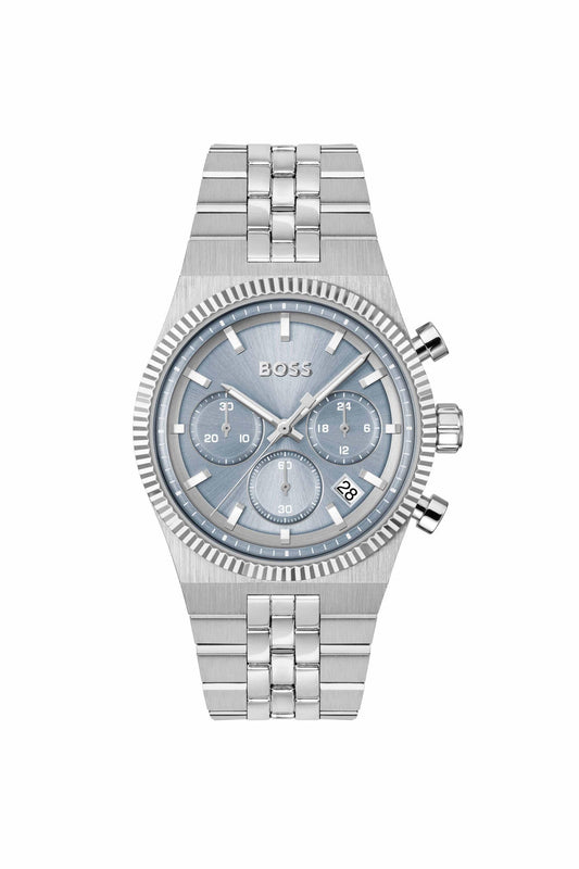 Candor Prime Blue Dial Stainless Steel Analogue Watch For Men - 1514306