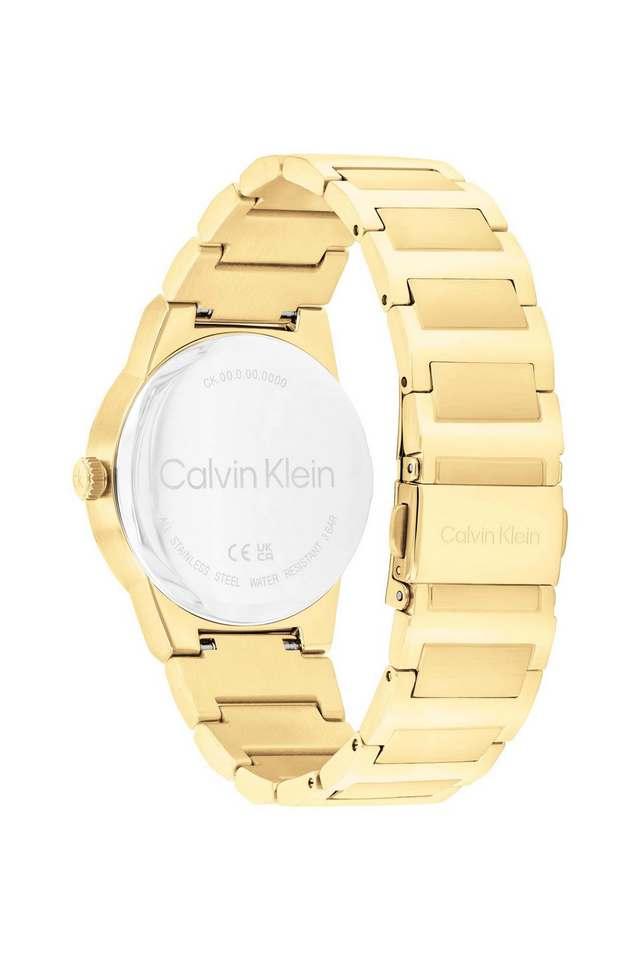 Linear Elegance Quartz Basic Slim Grey Round Dial Women's Watch - 25100082