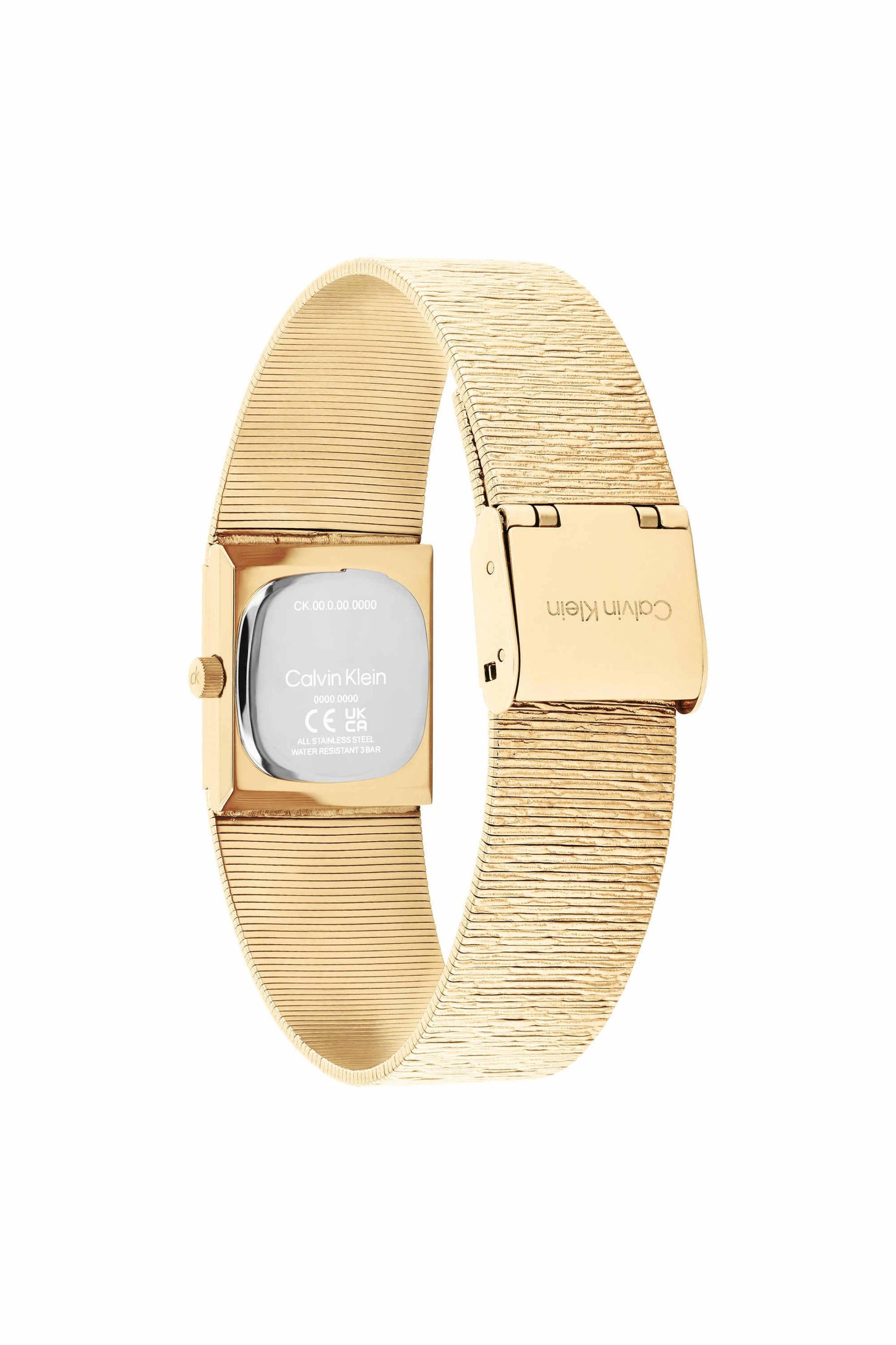 Sophisticated Square Women Quartz Champagne Dial Analog Stainless Steel Watch 25100178