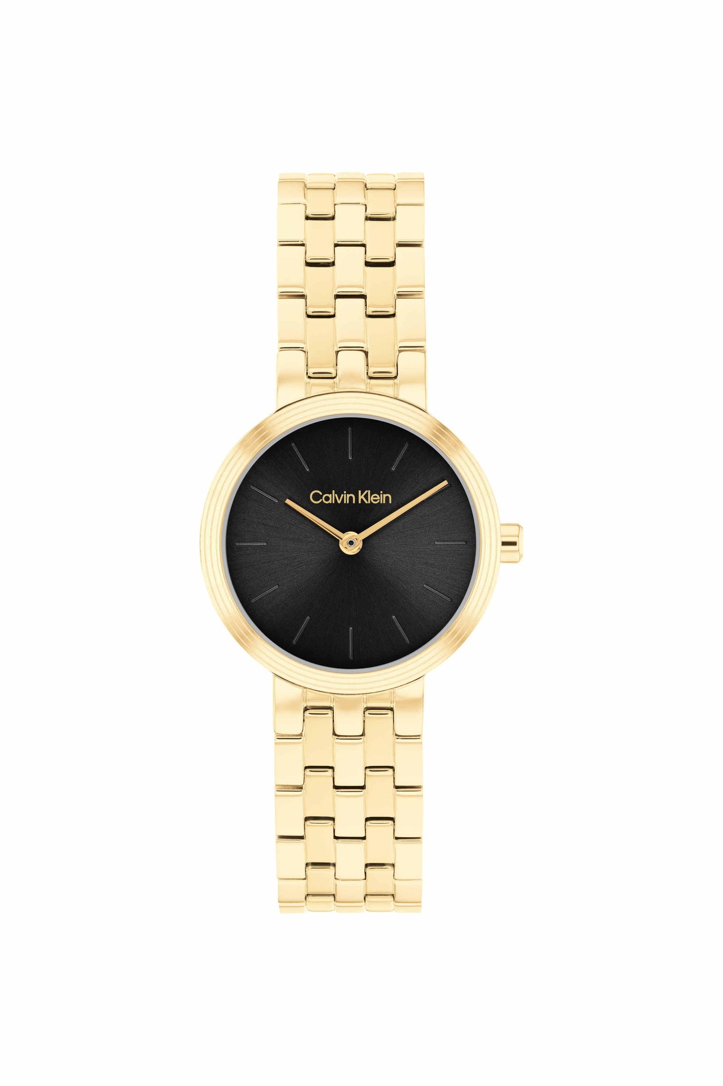 Women Quartz Black Dial Analog Stainless Steel Watch 25100187