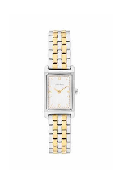 Ck Light Women Quartz White Dial Analog Stainless Steel Watch 25100199