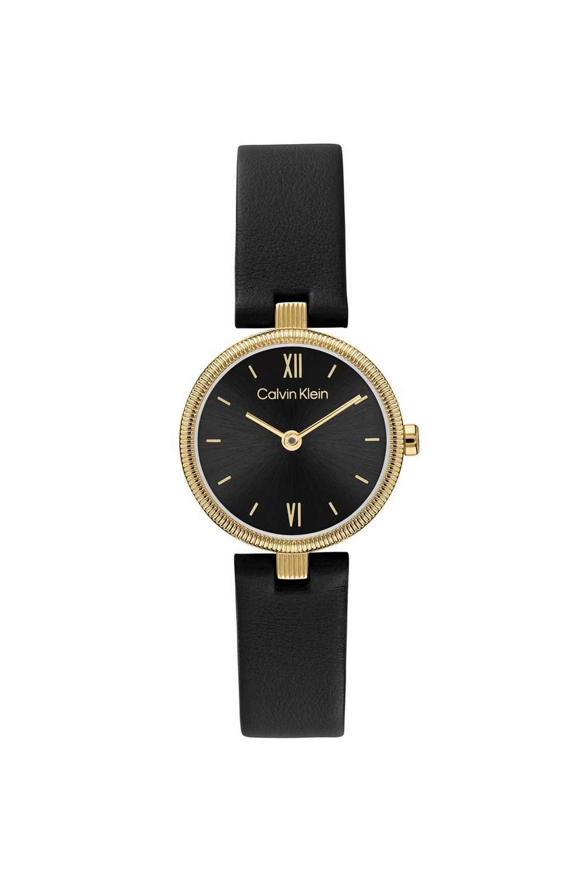 Gleam Women Quartz Black Dial Analog Leather Watch 25100230