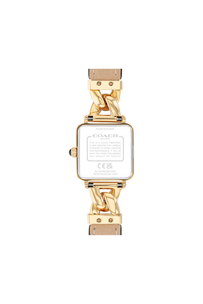 Cass Black Dial Leather Analogue Watch For Women 14504356