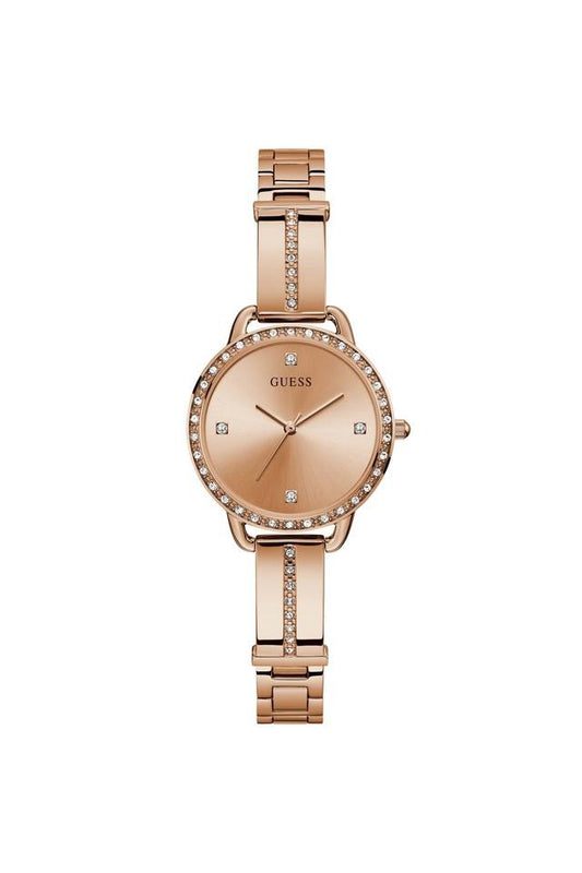 Womens 30 mm Bellini Rose Gold Dial Stainless Steel Analog Display Watch - GW0022L3