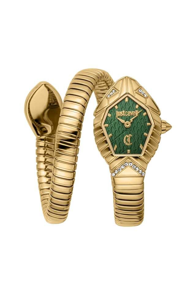 Speranza 21.5 x 34.5 mm Green Dial Stainless Steel Analogue Watch For Women - JC1L356M0035